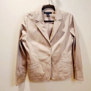 NEW YORK AND COMPANY women's kaki Blazer size 12